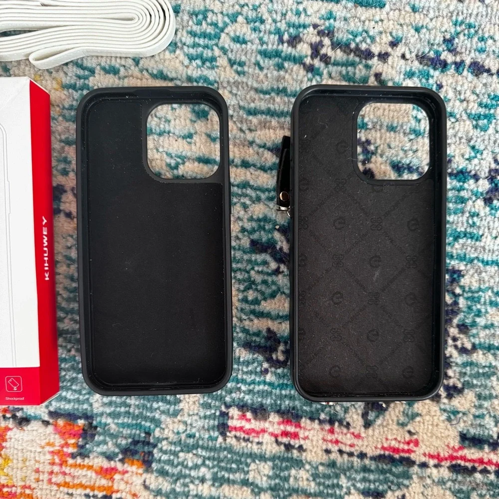 iPhone 15 Pro Max Kihuwey Phone Case Bundle - 2 Phone Cases w/ Latch